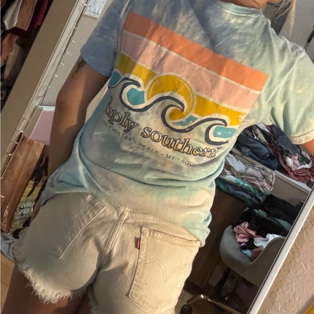 Simply Southern Pastel Wave Tee